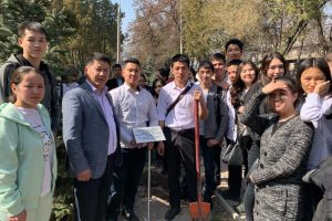 Lyceum students of the eleventh class of KSMA planted a Tree